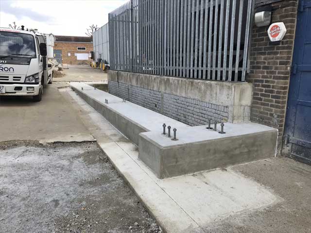 Substation acoustic wall